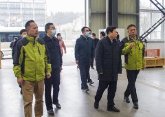 2月23日十堰市委書記張維國(guó)、副市長(zhǎng)王曉一行到震序公司調(diào)研